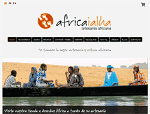 Tablet Screenshot of africaialha.com